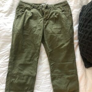 Army Green Free People Pants